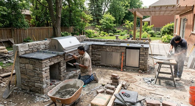 Outdoor Kitchen Construction in Napa, CA