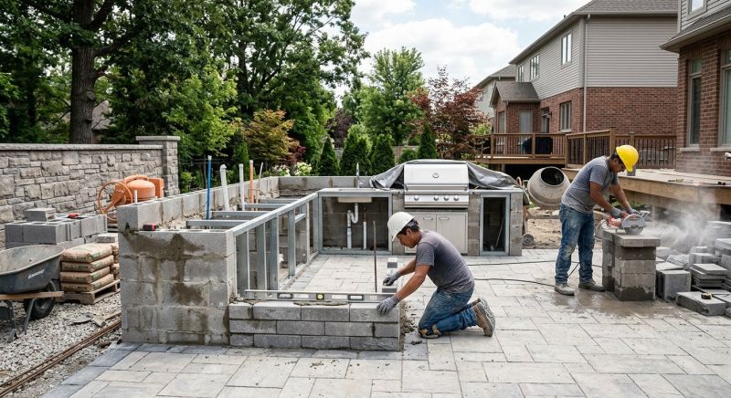 Outdoor Kitchen Installation in Napa, CA