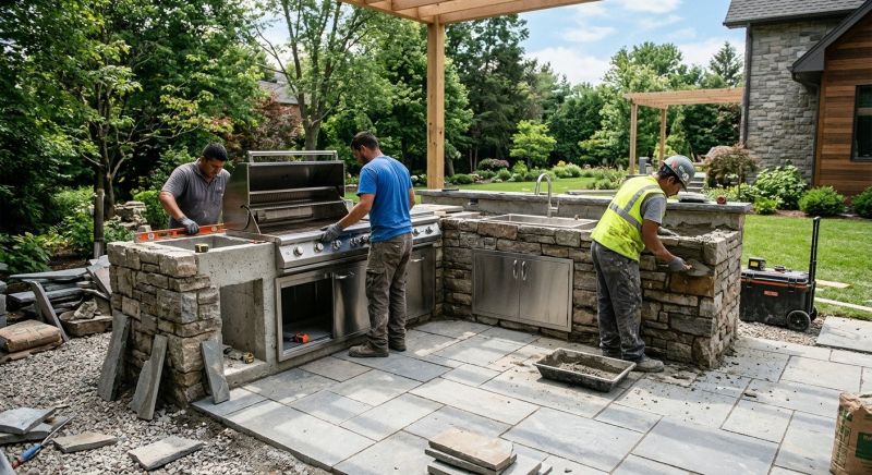 Outdoor Kitchen Remodeling in Pearland, TX