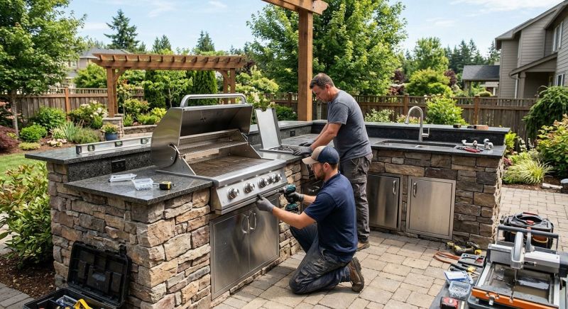 Outdoor Kitchen Remodeling in Katy, TX