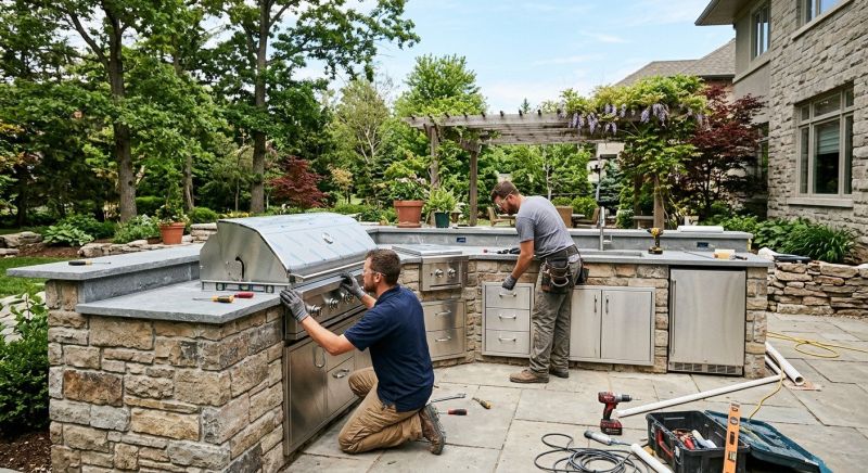 Outdoor Kitchen Remodeling in Conroe, TX
